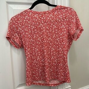 Floral baby tee